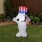 3.5ft. Airblown&#xAE; Patriotic Snoopy with Hat &#x26; Flag